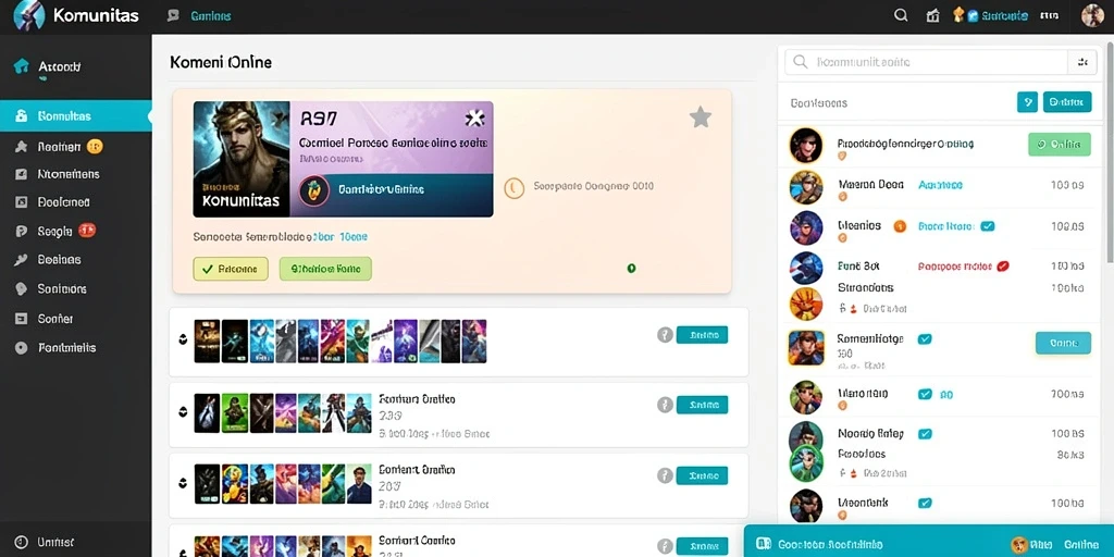 Mode permainan multiplayer yang seru dan interaktif.