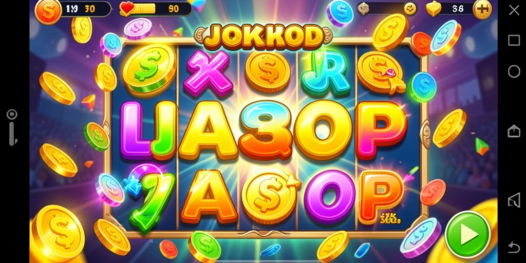 Screenshot dari level permainan yang penuh tantangan.