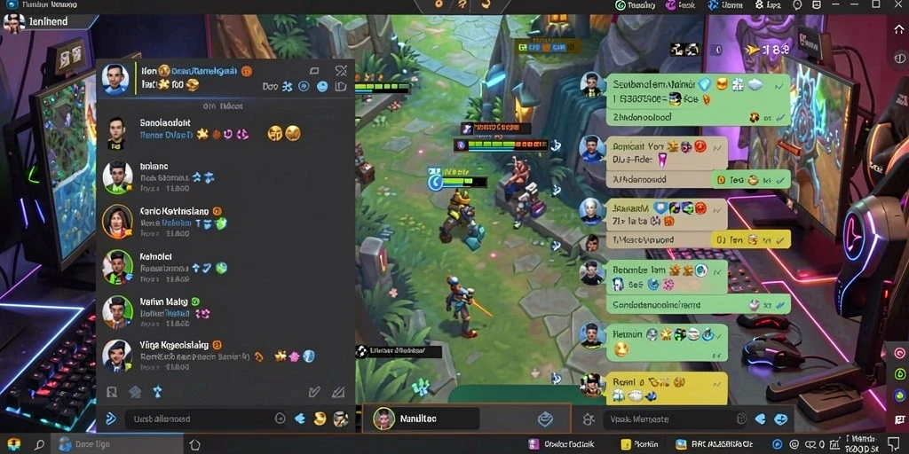 Screenshot suasana seru saat tamu bermain bersama di pernikahan.